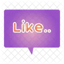 Liked Like Message Icon