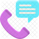 Talk On Phone  Icon