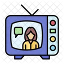 Talk Show Television Icon