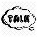 Comic Bubble Catchword Chit Chat Icon