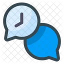 Talk Time Chat Time Message Time Icon
