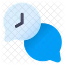 Talk Time Chat Time Message Time Icon
