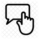 Talk touch  Symbol