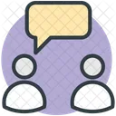 Talking Communication Persons Icon
