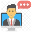 Client Chat Customer Representative Chat Icon