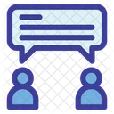 Talking Chat Communication Icon