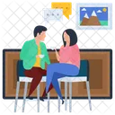 Talking Each Other Gossips Consultation Icon