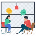 Talking Each Other Gossips Consultation Icon