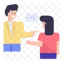 Talking  Icon