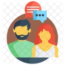Talking Negotiation Communication Icon