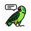 Talking Parrot Bird Icon