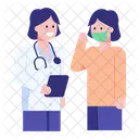 Doctor Patient Discussion Patient Conversation Talking Patient Icon