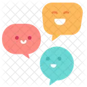 Talking Friends Coversation Icon