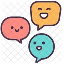 Talking Friends Coversation Icon