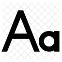 Tamano De Fuente Icono Del Editor Icono De Formato De Texto Icono