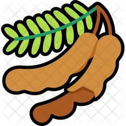 Tamarind With One Peeled  Icon