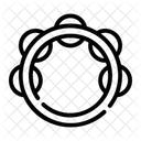 Tambourine Percussion Intrument Percussion Instruments Icon