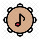 Tambourine Musical Studio Icon