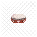Tambourine Vector Drum Icon
