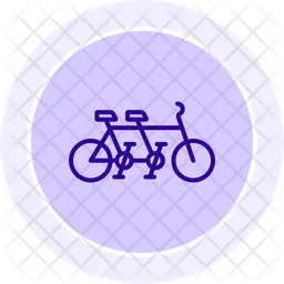 Tandemfahrrad  Symbol