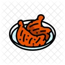 Tandoori Chicken Indian Icon
