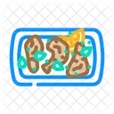 Tandoori Chicken Indian Icon