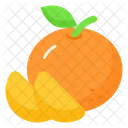 Tangerine Orange Citrus Icon
