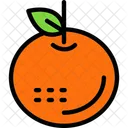 Tangerine Citrus Fruit Mandarin Orange Icono