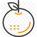 Tangerine Citrus Fruit Mandarin Orange Icono
