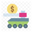 Tank War Dollar Icon