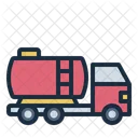 Tank Truck Gas Transport Fuel Delivery Icon