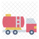 Tank Truck Gas Transport Fuel Delivery Icon