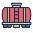 Tank Wagon Train Cargo Icon