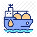 Tanker Ship Oil Tanker Fuel Carrier Icon