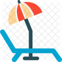 Tanning Parasol Deck Icon