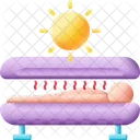Tanning Booth Skin Sunbed Icon