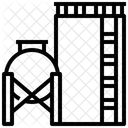 Tanque De Armazenamento Liquido Tanque De Agua Ícone