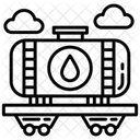 Tanque De Oleo Reservatorio De Oleo Petroleo Bruto Ícone