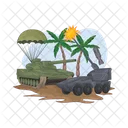 Tanque Militar Guerra Ícone