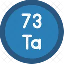 Tantalio Tabla Periodica Quimica Icon