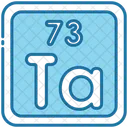 Tantalum Periodic Table Chemists Icon
