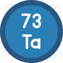 Tantalum Periodic Table Chemistry Icon