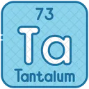Tantalum Chemistry Periodic Table Icon