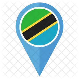 Tanzania Flag Icono