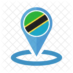 Tanzania Flag Icono