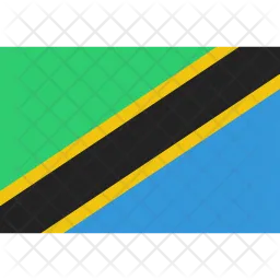 Tanzania Flag Icono