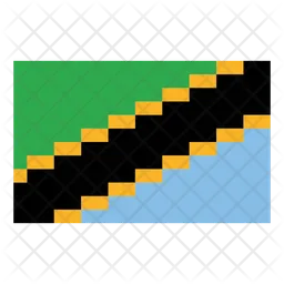 Tanzania Flag Icon