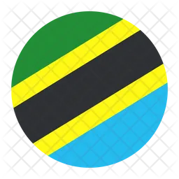 Tanzania Flag Icono