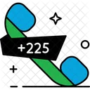 Tanzania Country Code Phone Code Icon