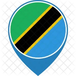 Tanzania united republic Flag Icon